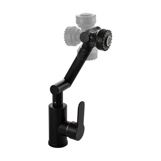 Смеситель для мойки однорычажный с высоким изливом, черный, 5903, BRIMIX, Санакс