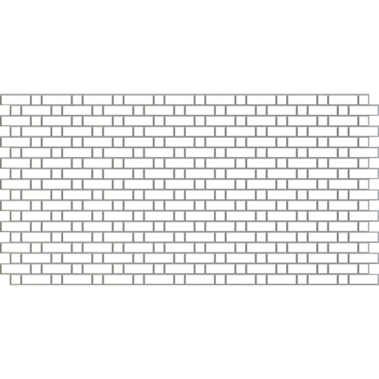 Панель ПВХ листовая стеновая 948x480x0,3 мм, плитка "Прованс белый", Регул