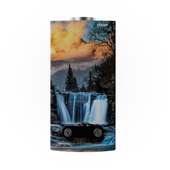 Газовый водонагреватель "VILTERM" S 10 (print горы) (колонка)