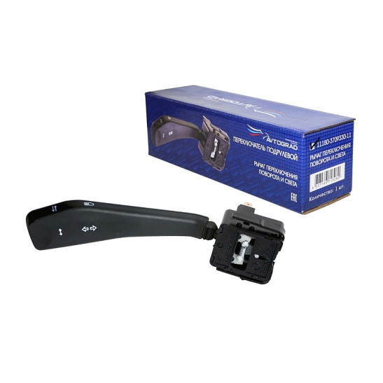 11180370933011 (AVG000735) ПЕРЕКЛЮЧАТЕЛЬ ПОВОРОТОВ, СВЕТА ВАЗ-1117,1118,1119 КАЛИНА (нового образца) "AVTOGRAD"