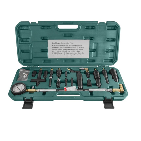 * Компрессометр (дизель) набор универсальный для дизельных двигателей (оригинал "Jonnesway") AI020102