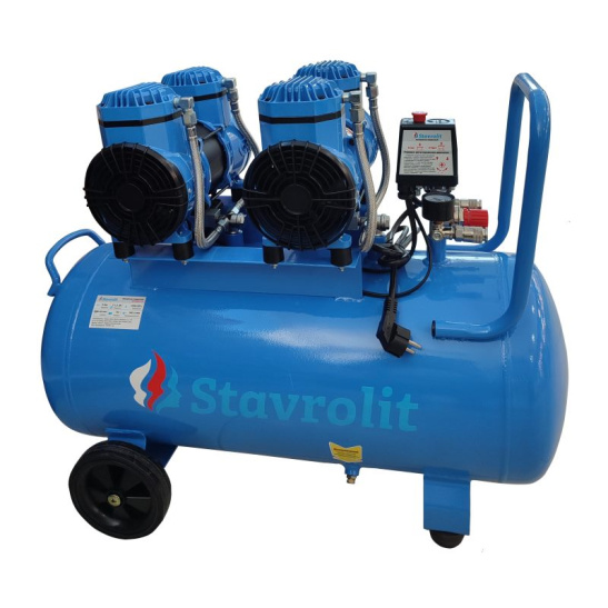 Компрессор Stavrolit JN1500А2-70; 70 л; 8 атм; 440 л/мин; 3,0 кВт