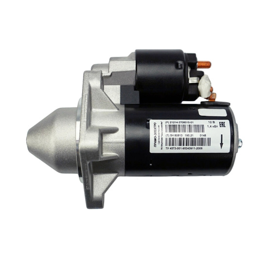 21214.3708010-01 СТАРТЕР ВАЗ-2101,2102,2103,2104,2105,2106,2107,2120,2121,2131,21213 и модиф., 21214, 2123 Нива Шевроле 12 В (редукторный) "ELTRA"