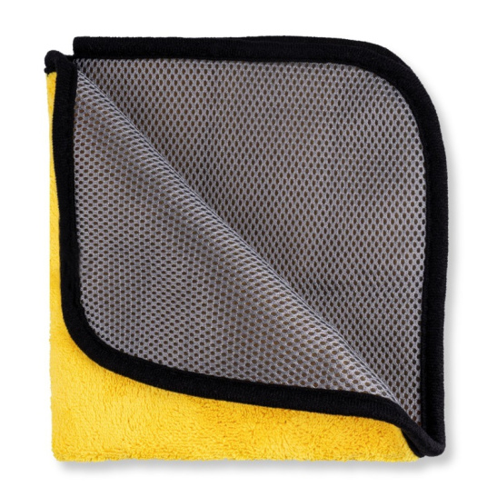 .Салфетка микрофибра высокой плотности для уборки, с абразивной сеткой (42х40 см.)  ("AVS") "MF-0221" (A40842S)