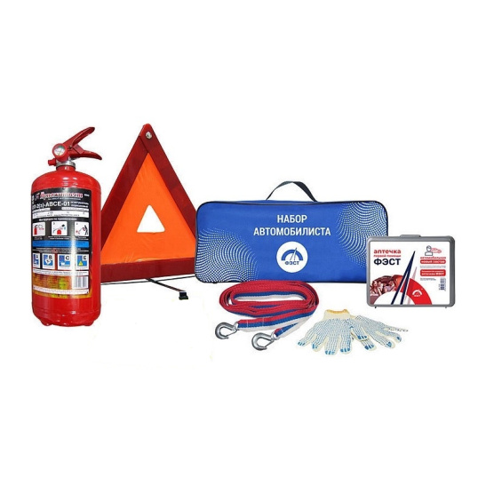 НАБОР  АВТОМОБИЛИСТА "УНИВЕРСАЛ-2"(аптечка"ФЭСТ"приказ 260н)/3869/