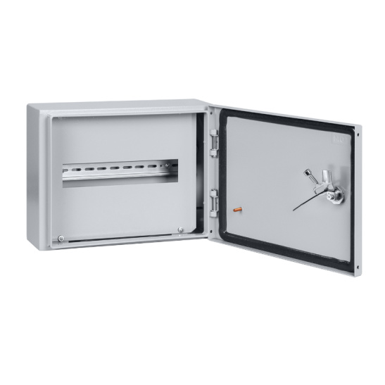 Корпус металлический TDM ЩРН-12 серый IP66 265х330х120 мм (SQ0905-0070)