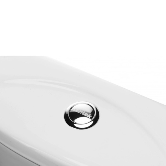 Унитаз-компакт Santek Анимо Эконом, 1WH110032, косой выпуск, однорежимная арматура, нижний  подвод, сиденье п/п