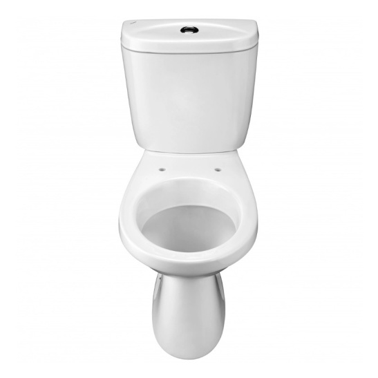 Унитаз-компакт Santek Анимо, 1WH302134, косой выпуск, двухрежимная арматура, нижний  подвод, сиденье дюропласт