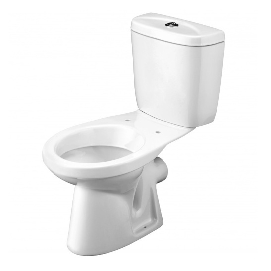 Унитаз-компакт Santek Анимо, 1WH302132, горизонтальный выпуск, двухрежимная арматура, нижний  подвод, сиденье