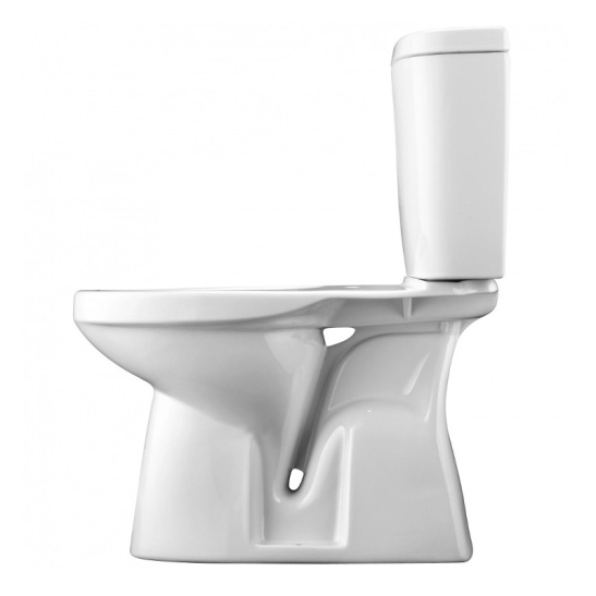 Унитаз-компакт Santek Анимо, 1WH302133, вертикальный выпуск, однорежимная арматура, нижний  подвод, сиденье