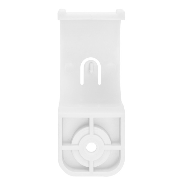 Крепеж-скоба для трубы 32 мм TDM (SQ0405-6014) односторонняя для прямого монтажа / под пистолет белая (25 шт)