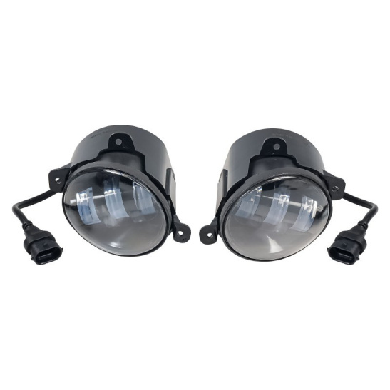 Фары светодиодные PRO (к-т 2 шт.), линзы (12/24В.) регулируемая световая граница, белый, IP67, разъем Н11, 45Вт. (ВАЗ Ларгус, Гранта, Калина 2; УАЗ Патриот ("AIRLINE") ALED082