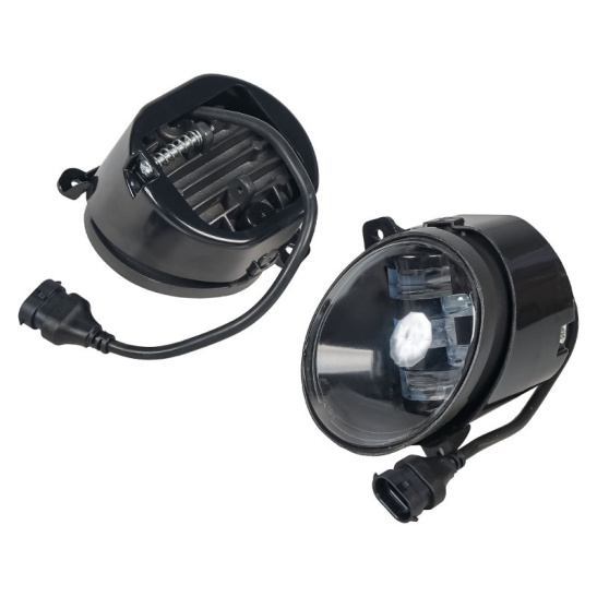 Фары светодиодные PRO (к-т 2 шт.), линзы (12/24В.) регулируемая световая граница, белый, IP67, разъем Н11, 45Вт. (ВАЗ Ларгус, Гранта, Калина 2; УАЗ Патриот ("AIRLINE") ALED082