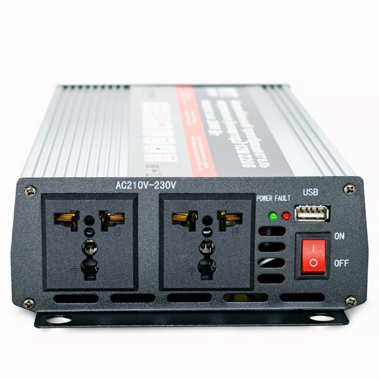 .Преобразователь напряжения (12/220 В.) 2000 Вт. (пиковая 4000Вт.) + USB ("AVS-2000W") ("AVS") (инвертор DC/AC) 12 в 220 (A78003S)