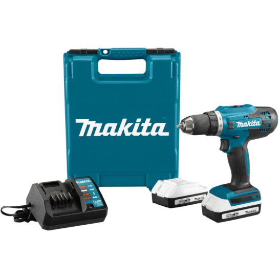 ДРЕЛЬ-шуруповерт аккум-Li-ion DF 488 D002, 18В, 2аккум.1,5А/ч,кейс  Макита