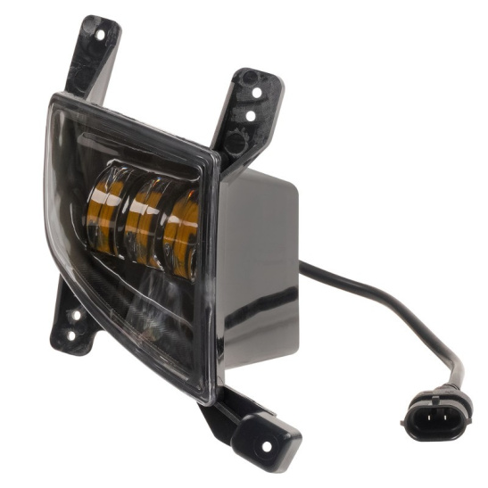 * Фары светодиодные (к-т 2 шт.), линзы (12/24В.) четкая световая граница, белый/желтый, IP66, разъем Н11, 27Вт., с рамкой (ВАЗ Приора Lada Priora II (21704-3743020/21) ("AIRLINE") ALED085