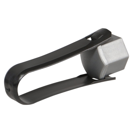 Колпачки (20 шт.) на колесные болты/гайки 19 мм., серые матовые  + съёмник ("AIRLINE") AWBN15