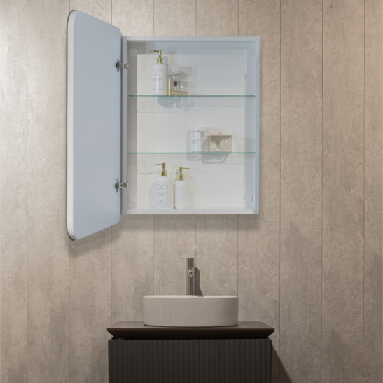 Зеркало "шкаф Фиджи Flip 60" 600x800 мм, с подсветкой, сенсорный выключатель, арт. LED-00002472, г. Нижний Новгород, Россия