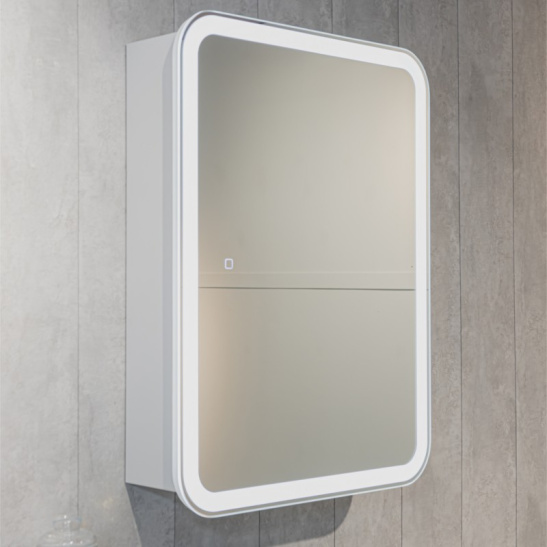 Зеркало "шкаф Фиджи Flip 60" 600x800 мм, с подсветкой, сенсорный выключатель, арт. LED-00002472, г. Нижний Новгород, Россия
