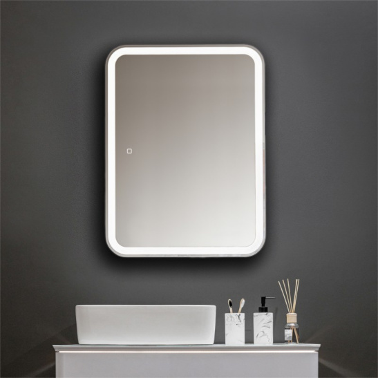 Зеркало "шкаф Фиджи Flip 60" 600x800 мм, с подсветкой, сенсорный выключатель, арт. LED-00002472, г. Нижний Новгород, Россия
