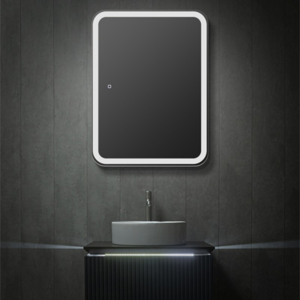 Зеркало "шкаф Фиджи Flip 60" 600x800 мм, с подсветкой, сенсорный выключатель, арт. LED-00002472, г. Нижний Новгород, Россия