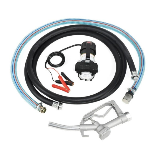 Насос непогружной (12В., 50 л/мин., фильтр, шланги, пистолет) для перекачки дизельного топлива, керосина (СТАНДАРТ-М БАК.11014 "БелАвтоКомплект") электрический, 12 Вольт