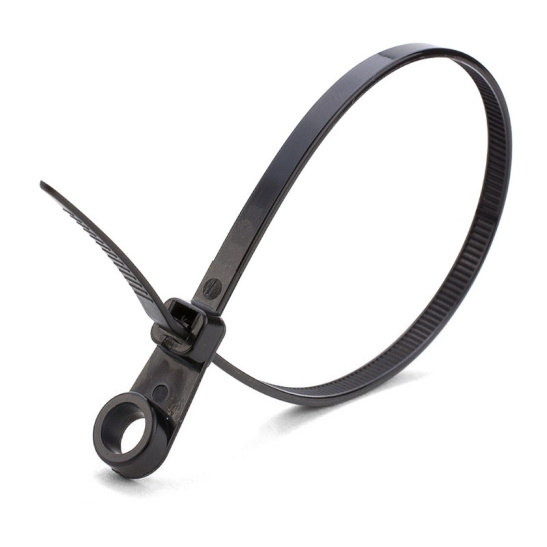 Хомут кабельный КСО 4x150 мм, черный, нейлон, (100 шт), Fortisflex, 80533