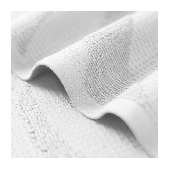 Полотенце махровое Verossa "Wave Texture" 70*140см цв.белый