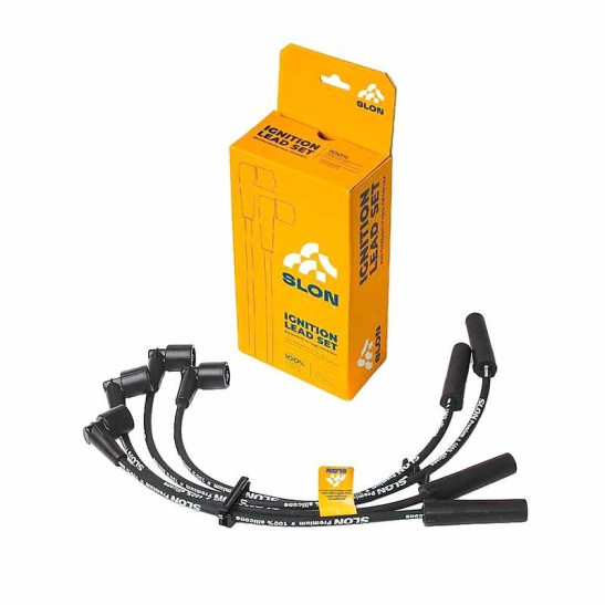 8450108506SL "SLON/CARGEN" ПРОВОДА ВЫСОКОГО НАПРЯЖЕНИЯ (компл.) ВАЗ-2190, ЛАДА-ЛАРГУС (двигатель 11182 V=1.6,  8-ми клапанный, под тонкую свечу М12) силикон