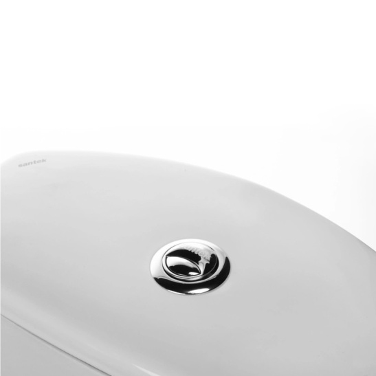 Унитаз-компакт Santek Алькор, 1WH302140, косой выпуск, двухрежимная арматура, нижний  подвод, сиденье дюропласт