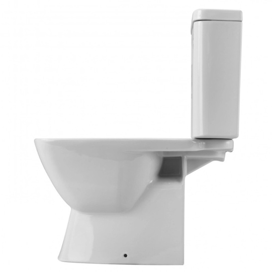 Унитаз-компакт Santek Нео, 1WH302194, горизонтальный выпуск, двухрежимная  арматура OLIVEIRA, нижний  подвод, сиденье с микролифтом