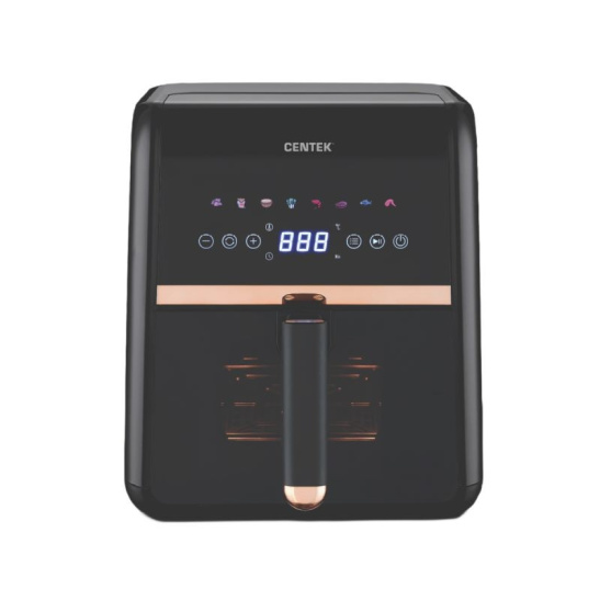 Аэрогриль CENTEK CT-3102, 5,0 л, 1500 Вт, сенсорное управление, 360 обдув,, таймер 60 мин
