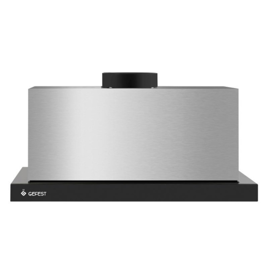 ВЫТЯЖКА КУХОННАЯ ВО 4601 Р23 60 черная стекло, 600 м3 (встраиваемая, рециркуляционный режим) ГЕФЕСТ