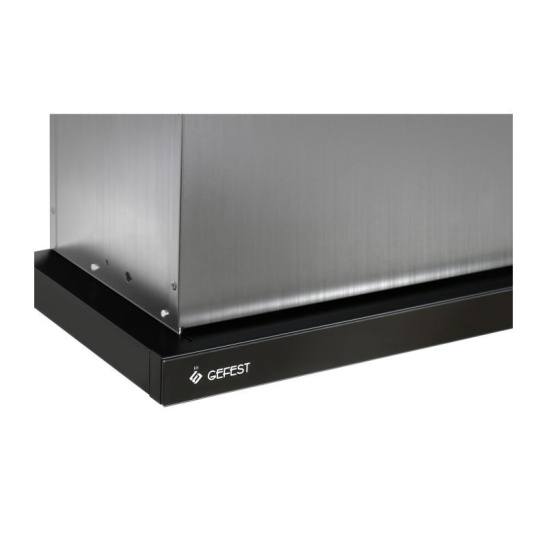 ВЫТЯЖКА КУХОННАЯ ВО 4601 Р23 60 черная стекло, 600 м3 (встраиваемая, рециркуляционный режим) ГЕФЕСТ