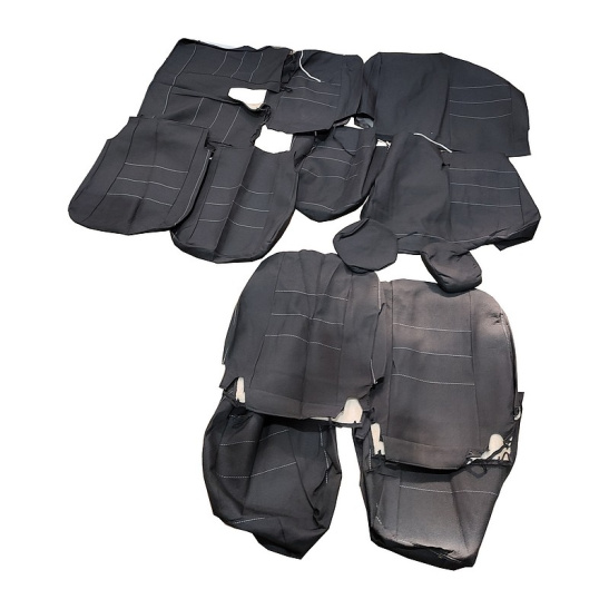 АВТОЧЕХЛЫ ЛАДА Ларгус 7-ми местн. (Luxe) текстиль "LECAR"/подголовники 2 высоких+5низких/