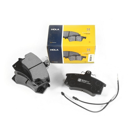 2110-3501080 КОЛОДКИ ТОРМОЗНЫЕ ПЕРЕДНИЕ (HOLA)(BD811) LADA 2110-2115, Kalina(Калина)(1117-1119), Priora(Приора)(2170-2172), Granta(Гранта)(2190-2192)