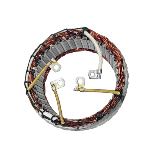 669.3701100-10 СТАТОР ГЕНЕРАТОРОВ Г-273В1-03, Г1-03 КАМАЗ,МАЗ Самара 28 В. (высокий 58мм., нового образца)