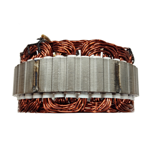 669.3701100-10 СТАТОР ГЕНЕРАТОРОВ Г-273В1-03, Г1-03 КАМАЗ,МАЗ Самара 28 В. (высокий 58мм., нового образца)