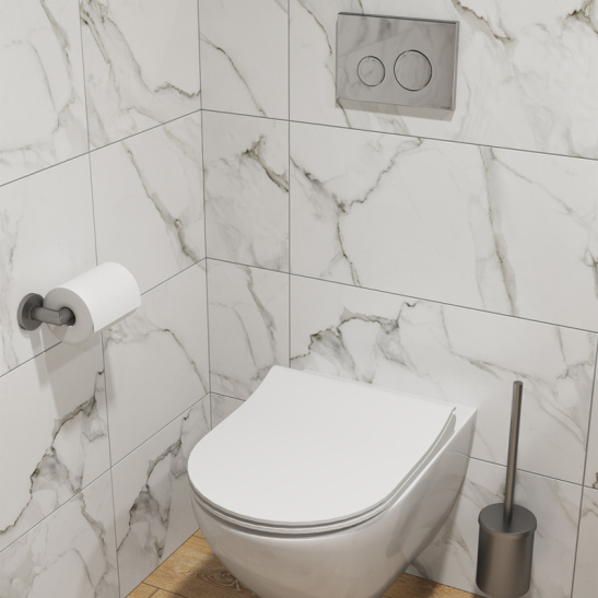 Комплект: BRASCO SMART CO DPL EO slim (подвесной унитаз BRASCO SMART+инсталляция VECTOR+сиденье + кнопка ESTETICA пластик белый) (г.Сызрань)