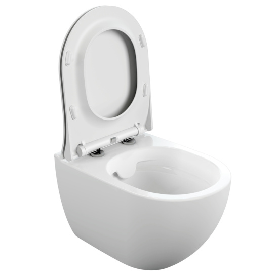 Комплект: BRASCO SMART CO DPL EO slim (подвесной унитаз BRASCO SMART+инсталляция VECTOR+сиденье + кнопка ESTETICA пластик белый) (г.Сызрань)