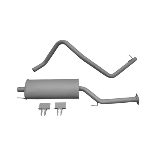 21214-1200010-00 ГЛУШИТЕЛЬ ОСНОВНОЙ (Автоглушитель) ВАЗ-21214 (ЕВРО 2, ПОД ГБО) (комплект глушитель+труба)