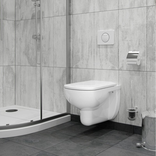 Комплект: Вега home de luxе (подвесной унитаз + инсталляция "Уклад" + сиденье микролифт + кнопка белая) г. Волгоград