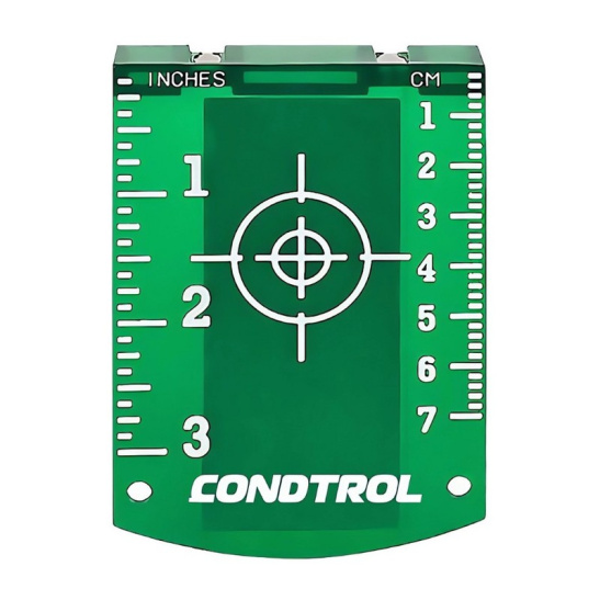 Мишень магнитная CONDTROL (Кондтрол) для лазерного нивелира зелёная  1-7-110