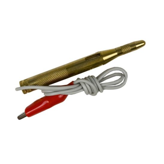 Индикатор напряжения "игла" (6/12/24 В.) пробник усиленный, 110 мм. ("Сервис КЛЮЧ") (70667) автотестер