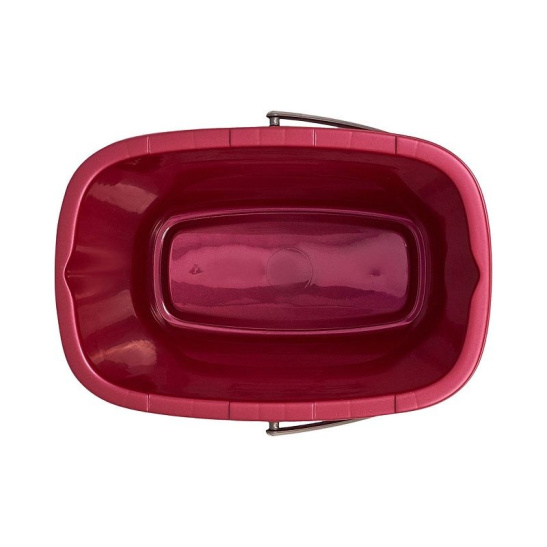 Ведро прямоугольное Step 13 л SV5007БР бордо