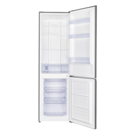 Холодильник Kraft KF-NF293D NO FROST (черный металлик, графит) 300л (70л / 230л) 55x60x180см (Ш*Г*В), A+, 3 полки, 42 дБ