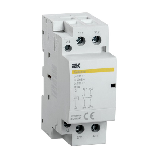 Контактор модульный КМ40-11М  AC IEK (MKK11-40-11)