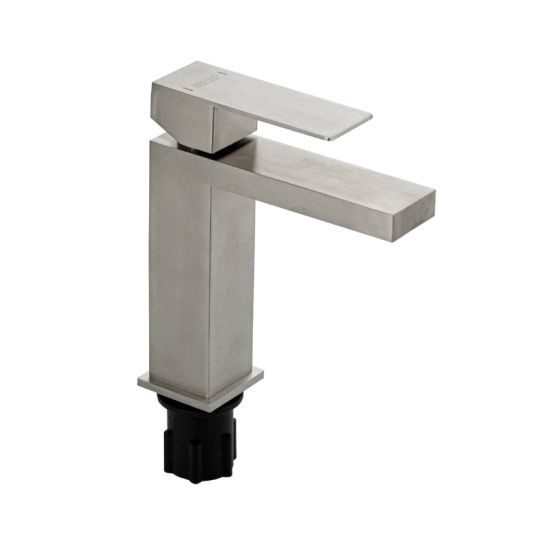 Смеситель для умывальника из нержавеющей стали однорычажный, 9155, MAGNUS, Санакс