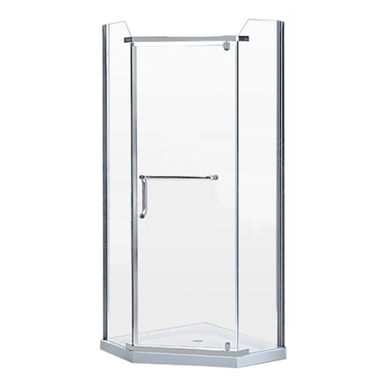 Душевое ограждение 900x900x1950 мм ОDА-8025 В, пятиугольное, без поддона, Китай