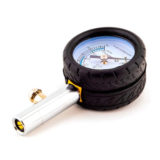 Манометр шинный "Легковой К" 4АТМ с клапаном сброса (14121/14470)